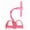 Pink, variant on Multifunction Tension Rope, 6-Tube Elastic Yoga Pedal ankle Puller Resistance Band, Latex Tension Rope Fitness Equipment, for Abdomen/Waist/Arm/Leg Stretching Slimming Training