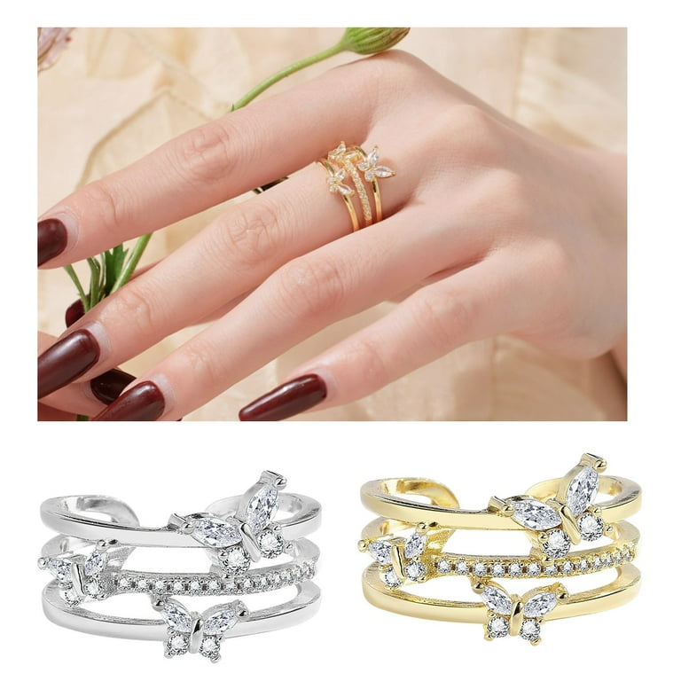 Stylish hand rings discount