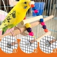thumbnail image 6 of Natural Wood Bird Stand Perch, Robust Solid Wood Perching Pole, Essential Enrichment Accessory for Parrot Cages, 6 of 6