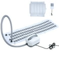 thumbnail image 3 of WETLA Portable Spa Bubble Bath Mat with Remote Control, Full Body Bathtub Bubble Machine with 6 Adjustable Settings & Air Pump, 3 of 7