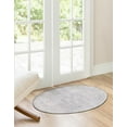 thumbnail image 5 of Unique Loom Timeless Collection Area Rug - Peter (2' x 3' 1" Oval Gray/Ivory), 5 of 12