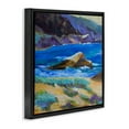 thumbnail image 4 of Stupell Industries Carmel Cove Landscape Landscape & Nature Painting Black Floater Framed Canvas Art Print Wall Art, 18 x 18, 4 of 10