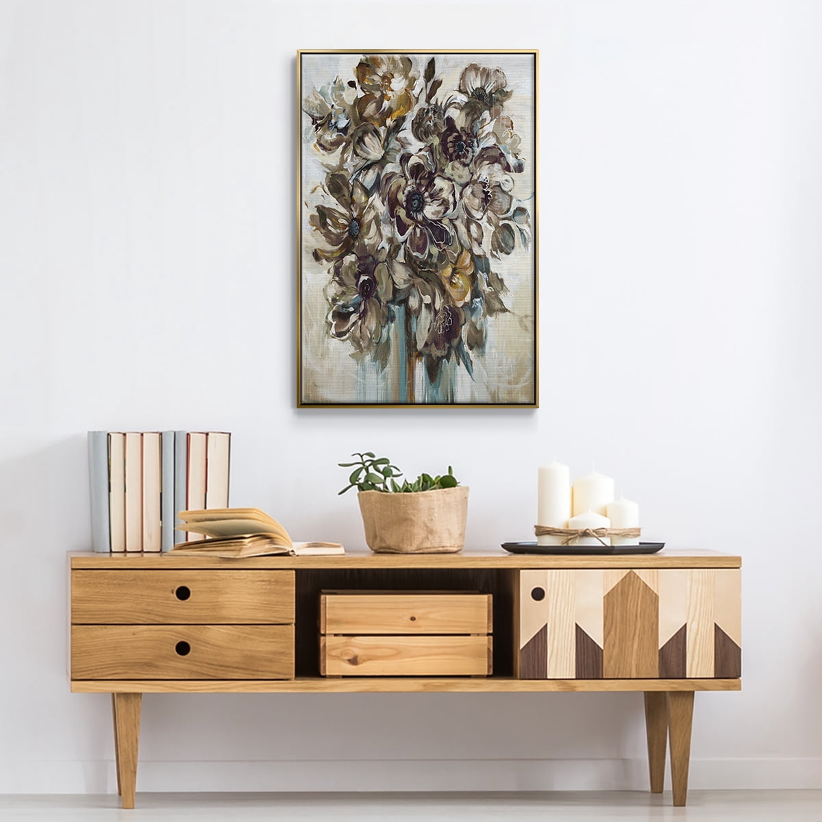 Wild At Heart VI Framed Premium Gallery Wrapped Canvas - Ready to Hang - 25 x 37 - Gold Floating Frame