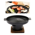 thumbnail image 1 of DYNWAVECA barbecue Person Stove Smokeless Non-stick Portable Triangular Furnace Charcoal Grill Roasting Meat Cooker - Big, 1 of 9