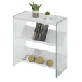 thumbnail image 2 of Convenience Concepts Soho Bookcase, White Faux Marble, 2 of 3