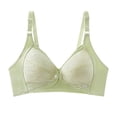 thumbnail image 2 of Nmnitkp Nursing Bras Antibacterial Fabric,Pregnant Women Do Not Sag During Pregnancy Breastfeeding Bra With Breast Pads Postpartum Nursing Bras for Breastfeeding Green,90, 2 of 4