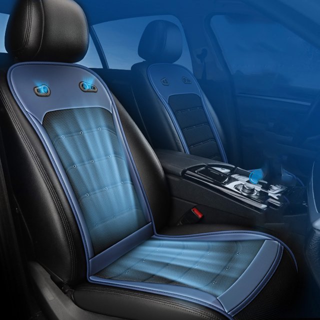Funda De Asiento De Coche Ventilada, Cojín De Refrigeración Para Asiento De Coche, Silencioso, 12V/24V, Para Coche, SUV, Camión