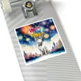 thumbnail image 4 of Happy New Year with Bull Terrier Fireworks Holiday Xmas Winter 2025 Vinyl Sticker Bully Dog Lovers Gifts Idea Waterproof Decal Art Decor - 00025, 4 of 5