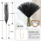 thumbnail image 5 of Muunc Decoración De Hierba De Pampa Negra, 30 Piezas De 21,7 Pulgadas De Hierba De Pampa Sintética A Granel, Flores Secas Artificiales, Relleno De Jarrón Pequeño, Hierba De Pompas., 5 of 5