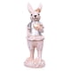 thumbnail image 4 of Miniaturas para decoración Figura de conejo de Pascua Arte de resina Artículo de casa de muñecas de conejo Corazón de oro, 4 of 9