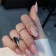 thumbnail image 2 of Anillos de uñas finos de línea de Metal gótico para mujer, cubierta protectora diaria para la yema del dedo, joyería de moda Deng Xun unisex, 2 of 2
