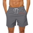 thumbnail image 1 of Mens Casual Pantalones Cortos en Forma de Corazón Impreso Cordón Bolsillo Playa, Poliéster Spandex para Primavera Verano Al Aire Libre Y Diario, 1 of 8
