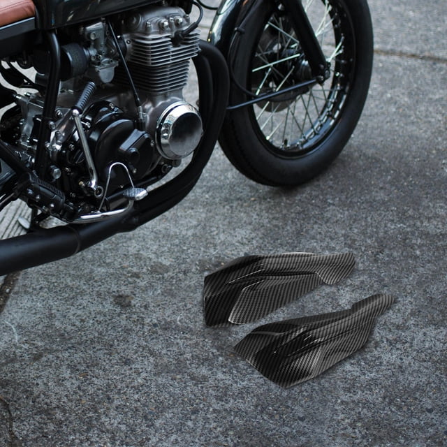 unbranded 1Par Protección Para Manillar De Motocicleta En Plástico Negro Resistente Al