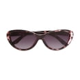 thumbnail image 5 of Women’s Cat-Eye Reading Sunglasses with Full Magnification & UV Protection - Stylish Outdoor Readers - Pink Havana - 2.00, 5 of 6
