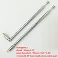 thumbnail image 2 of 2PCS Accessories Antenna Equipment Telescopic Universal Radio AM/FM Stretch DIY, 2 of 5