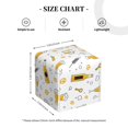 thumbnail image 4 of Balery Beer Porta Pañuelos de Cuero con Estampado – Funda Moderna Cuadrada para Caja de Pañuelos, Dispensador 5x5x5'', 4 of 7