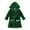 za-Green, variant on AWZXDE Kids Long Sleeve Hooded Bathrobe Soft Velvet Cloak Coat Girls Nightgowns And Boys Sleepwear Homewear Green,9-12 Months