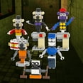 thumbnail image 2 of MOOXI Five Nights Mr. and Mrs. Helper, Digityper, Clean-O-Vac Action Figures Building Set,FNAF Classic Creative Building Blocks Children Kit,Gifts for Kids(308pcs), 2 of 8