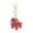 Red, variant on Handcrafted Double Maple Leaf Keychain Premium Metal Craftsmanship For Keyrings