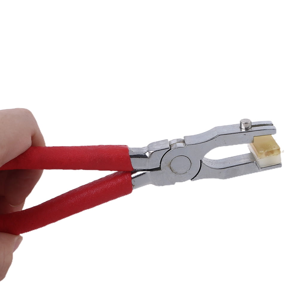 Durable Leather Punch Plier Punch Hole Tool Puncher for Belt Watch Bands Shoe Fabric Paper Working Leathercraft