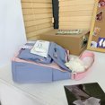 thumbnail image 4 of YUANHUILI Fashion Student Tutorial Bag Kawaii Women Large Shoulder Messenger Bag (Blue), 4 of 9