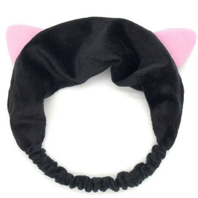 4PCS Rabbit Ear Spa Headband Soft Cute Makeup Hairband Shower Hairband for Women