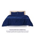 thumbnail image 2 of BLC Blue Queen Sheet Set 4 Piece Brushed Microfiber Egyptian Bedding Extra Soft Cooling Bed Sheets Deep Pocket up to 15-inch Mattress Hypoallergenic Wrinkle Fade Shrink Resistant, 2 of 6