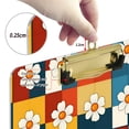 thumbnail image 6 of FORMRS Acrylic Clipboard with Low Profile Clip Standard A4 Letter Size, 12.5" x 9", Yellow Checkered Daisy, 6 of 8