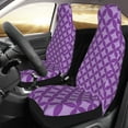 thumbnail image 3 of ZICANCN Car Seat Covers Front Seats Only,Purple Rhombus Automotive Seat Covers Protectors for Cars Trucks Suv 2 Pack, 3 of 8