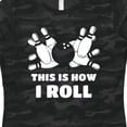 thumbnail image 4 of Inktastic How I Roll Bowling Women's T-Shirt, 4 of 5