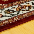 thumbnail image 3 of Superior Kingfield Traditional Floral Indoor Area Rug, 2'x3', Red, 3 of 3