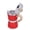Red, variant on Rupoun 150ML Stovetop Moka Maker 3-Cup Aluminum Alloy Coffee Pot Espresso Kettle for Gas and Ethanol Stoves, Green (5.07 fl oz / 150 ml)