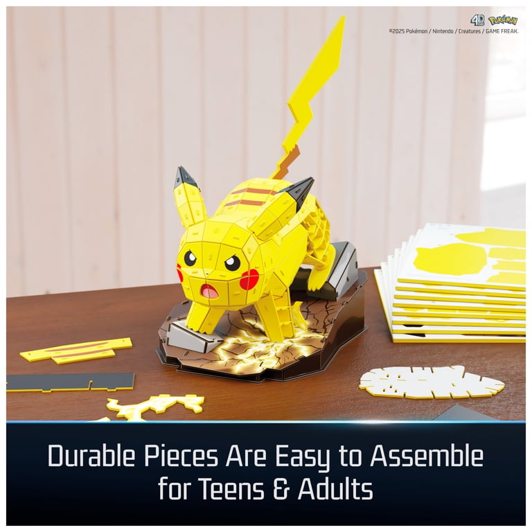 4D Build Pokemon Pikachu 3D Model Kit, 201 Pieces photo 4