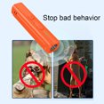 thumbnail image 3 of Entrenador ultrasónico de ladridos de perros de mano con linterna LED Suministros para mascotas (naranja), 3 of 7