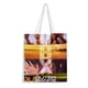 thumbnail image 1 of Outer Banks Bolso de tela con estampado de lienzo para mujer, bolsa de compras reutilizable y estética, con cremallera interior, regalo para mujer, 35 × 40 cm., 1 of 6