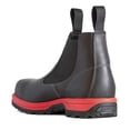 thumbnail image 3 of ROYER Men's Romeo GTR 6” All Leather Composite Toe Non-Metallic Slip-On Work Boot Black/Red - 5630GTR  BLACK/RED, 3 of 5