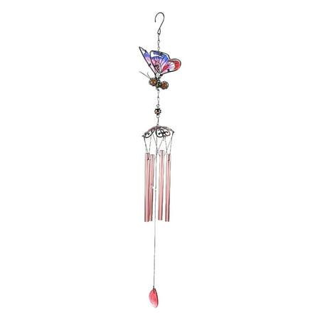 

Paptzroi Wrought Iron K Ingfisher Glass Painted Wind Chime Pendant Courtyard Balcony Dolphin Wind Chimes Outdoor Solar Lights Thank You Suckers Solar Lights Outdoor Decorative Hanging Wind Chime Humm