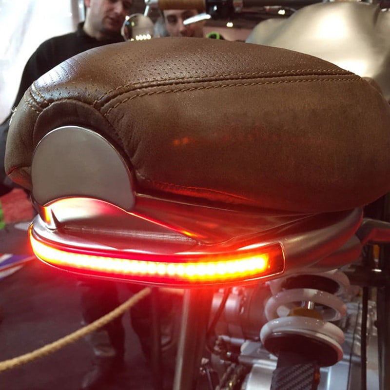 Motorcycle LED Light Stripe Brake Tail Light Turn Signal For Bobber Cafe Racer