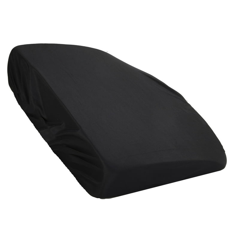 Bandwagon Adult/Driver Car Booster Seat for Visibility - Soft Comfortable  Black Poly Cover