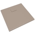 thumbnail image 3 of vidaXL Plateau de Base de Douche SMC Brun 80x80 cm, 3 of 5