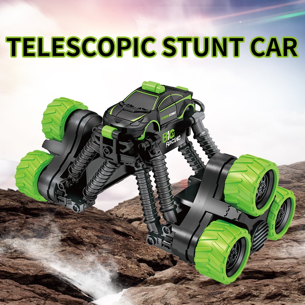 Kepooman Child' s Rechargeable Remote Control Car RC Cars Toys for Kids, 6 Wheel Drive, 360° Flips, Green Kepooman Child' s Rechargeable Remote Control Car RC Cars Toys for Kids, 6 Wheel Drive, 360° Flips, Green