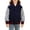 Navy, variant on Girls Letterman Jacket Striped Ribbed Cuffs Contrast Raglan Sleeve Baseball Jackets Toddler & Teen Fashion Preppy Outerwear
