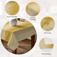 thumbnail image 5 of Yellow Ombre Table Cloth Waterproof Tablecloths, Farmhouse Yellow Gradient Modern Art Tablecloth Dining Table Cover for Kitchen Party Tabletop Outdoor, Rectangle Tablecloth 60x120 Inch, 5 of 9