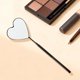 thumbnail image 4 of Unique Bargains 1 Pc Espejo de Pestañas con Patrón de Corazón de Acero Inoxidable Negro, 4 of 5