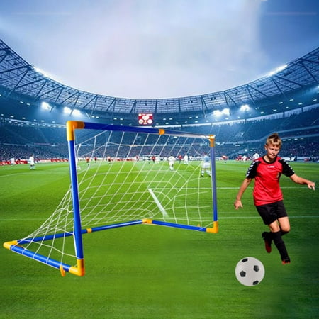 Premium Portable Soccer Goal Set Endless Fun And Game Time Indoor And Outdoor by