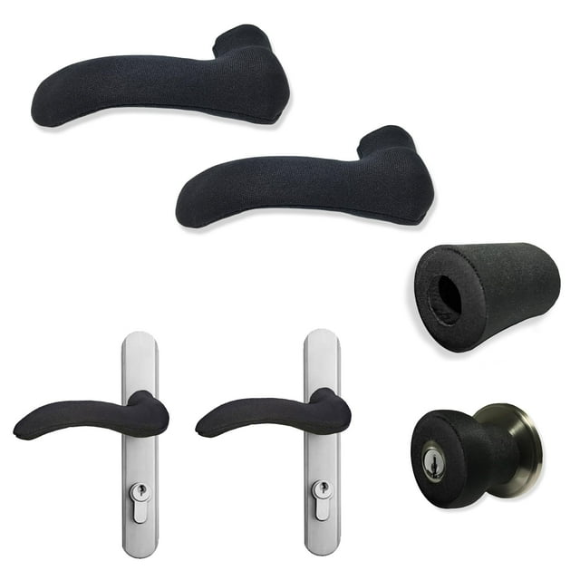 Cubiertas Para Manijas De Puertas Para Manijas Y Perillas De Puertas Calientes: The Handle Wonder Cover: 2 Cubiertas Para Manijas De Puertas Más 1 Cubierta Para Perillas De Puertas (Paquete De 3)