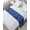 Blue, variant on Bed Runner Scarf for Twin Size Bed, Christmas Red Beds Scarf Throws for Foot of Bedding, Xmas Winter Snowflakes New Year Holiday Decorative Beds Runners for Bedroom Guestroom, 71"x20"