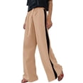 thumbnail image 6 of Enjoytime Wide Leg Pants Woman Solid Color Drawstring Waist Trousers Workout Loose Pants with Pockets, 6 of 8