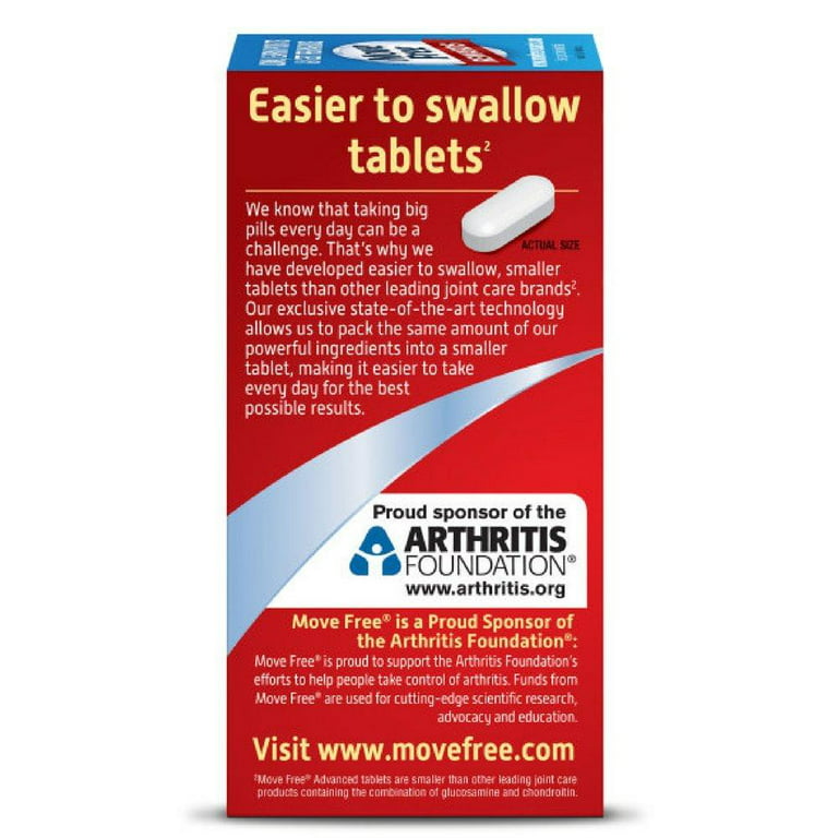 Move Free Advanced Plus MSM Joint Health Tablet, 120 Count - Advanced  Safety Supply, PPE, Safety Training, Workwear, MRO Supplies