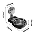 thumbnail image 3 of Wall-Mounted Suction Cup Ashtray,Stainless Steel Bathroom Ashtray,Decorative Wall Ashtray,Personalised Ashtray,Office Home Smoking Accessory,Easy Clean Ashtray,Practical Wall Storage, 3 of 6